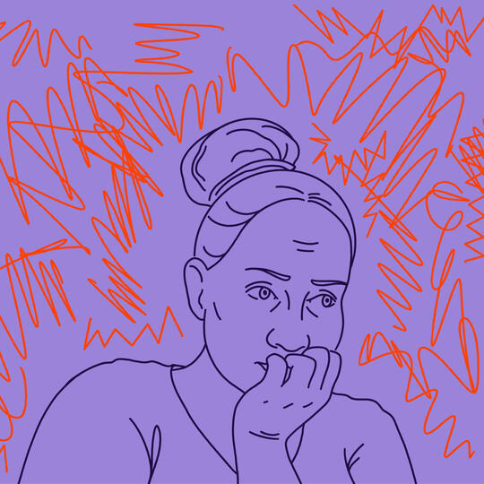 Σιλουέτα ανθρώπου σε συναισθηματική ένταση - σύμβολο της εσωτερικής σύγκρουσης και της ανάγκης για κατανόηση.